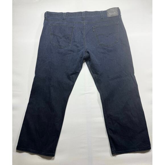 Levi's 569 Men's Loose Straight Fit Blue Denim Jeans - Size 42x30 (43x28) - Picture 2 of 5